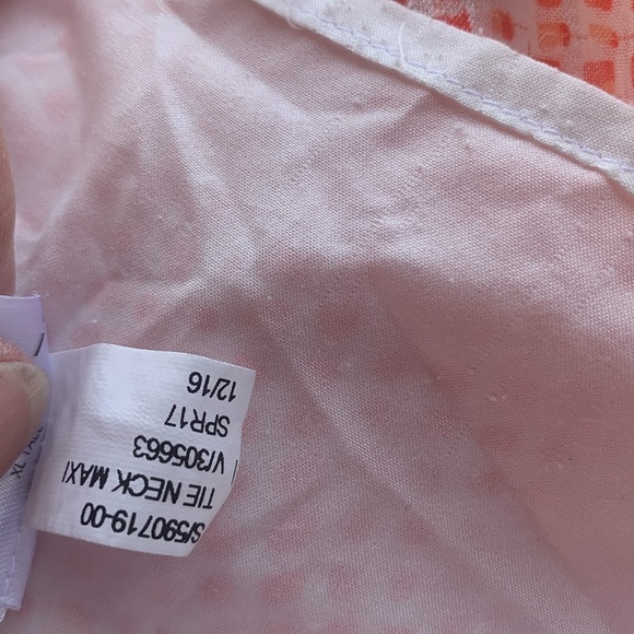 Banana Republic Sleeveless Dress Size XL Like New Silky Lined Halter Max… - Picture 14 of 14